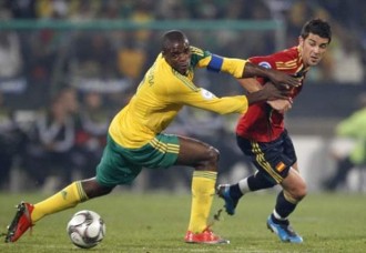 Football : LÂ’Afrique du Sud sÂ’offre lÂ’Espagne 1-0 en amical 